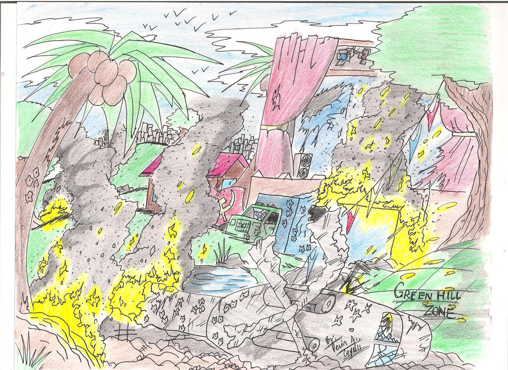 Green Hill Zone map by BlackKnife12 on DeviantArt
