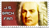 J.S. Bach fan stamp by May-Brush