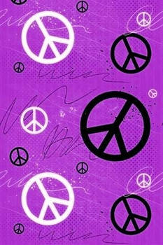 Purple Peace Signs iTouch BG