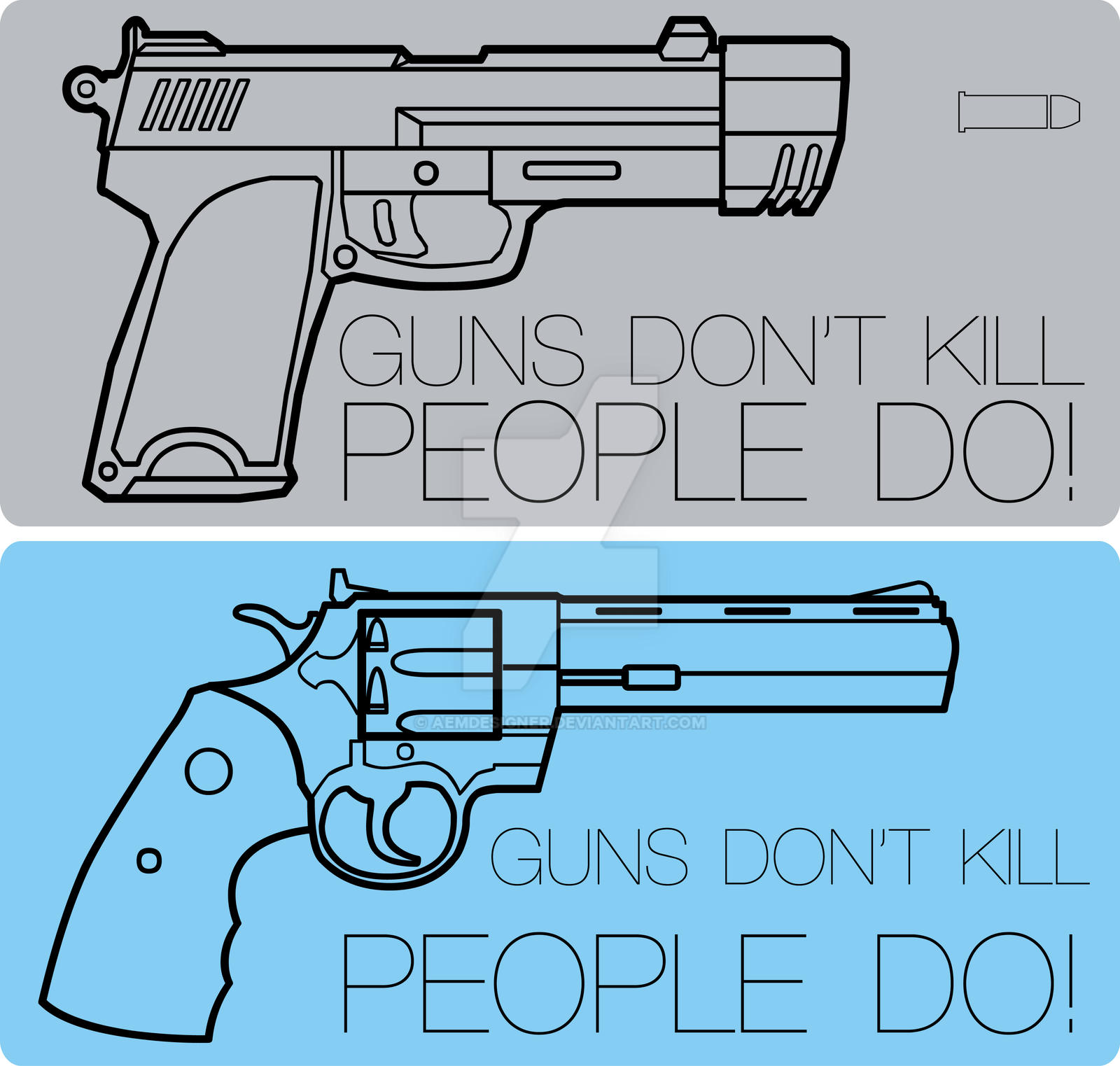 Gun Stickers by aemdesigner on DeviantArt