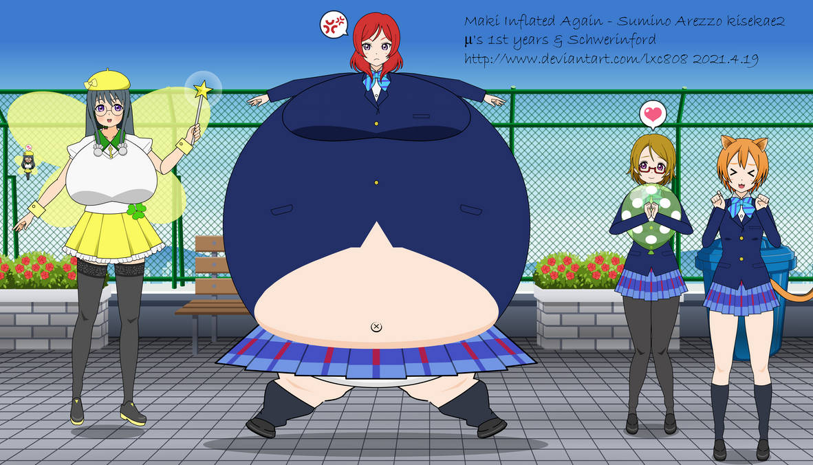 Maki Inflated Again by LXC808 on DeviantArt
