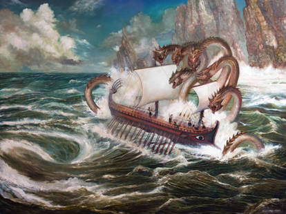 Odysseus and Scylla