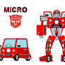 Micro the Peel P50 Autobot by me vk 