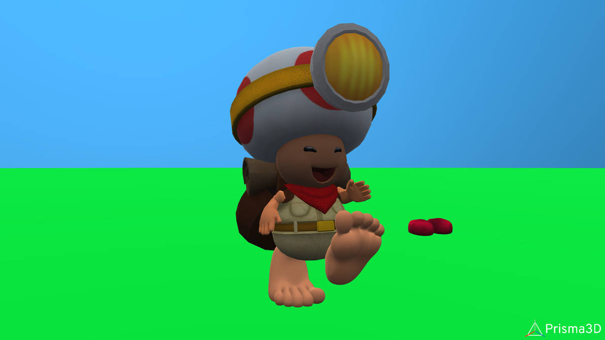 Captain Toad Walking Barefoot by sheepsgobaah on DeviantArt