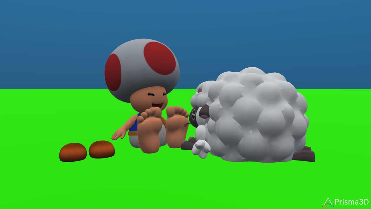 Me Licking Toad's Feet by sheepsgobaah on DeviantArt