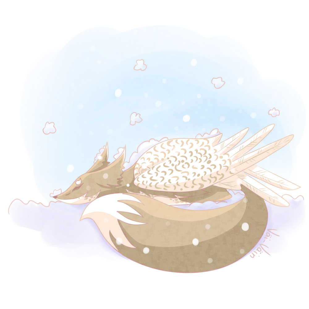 Snow Fox Character by me. by Vai-Vain on DeviantArt