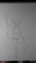 Hawkgirl sketch