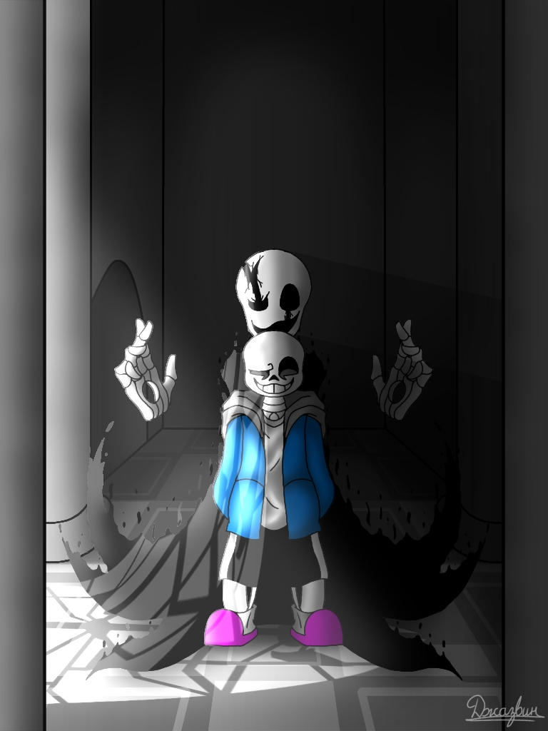 Last Breath Sans - Phase 1 by JazvinArtWork on DeviantArt
