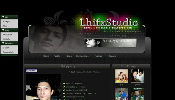 Lyh Studio lhifstudio layout by lhifxstudio on DeviantArt
