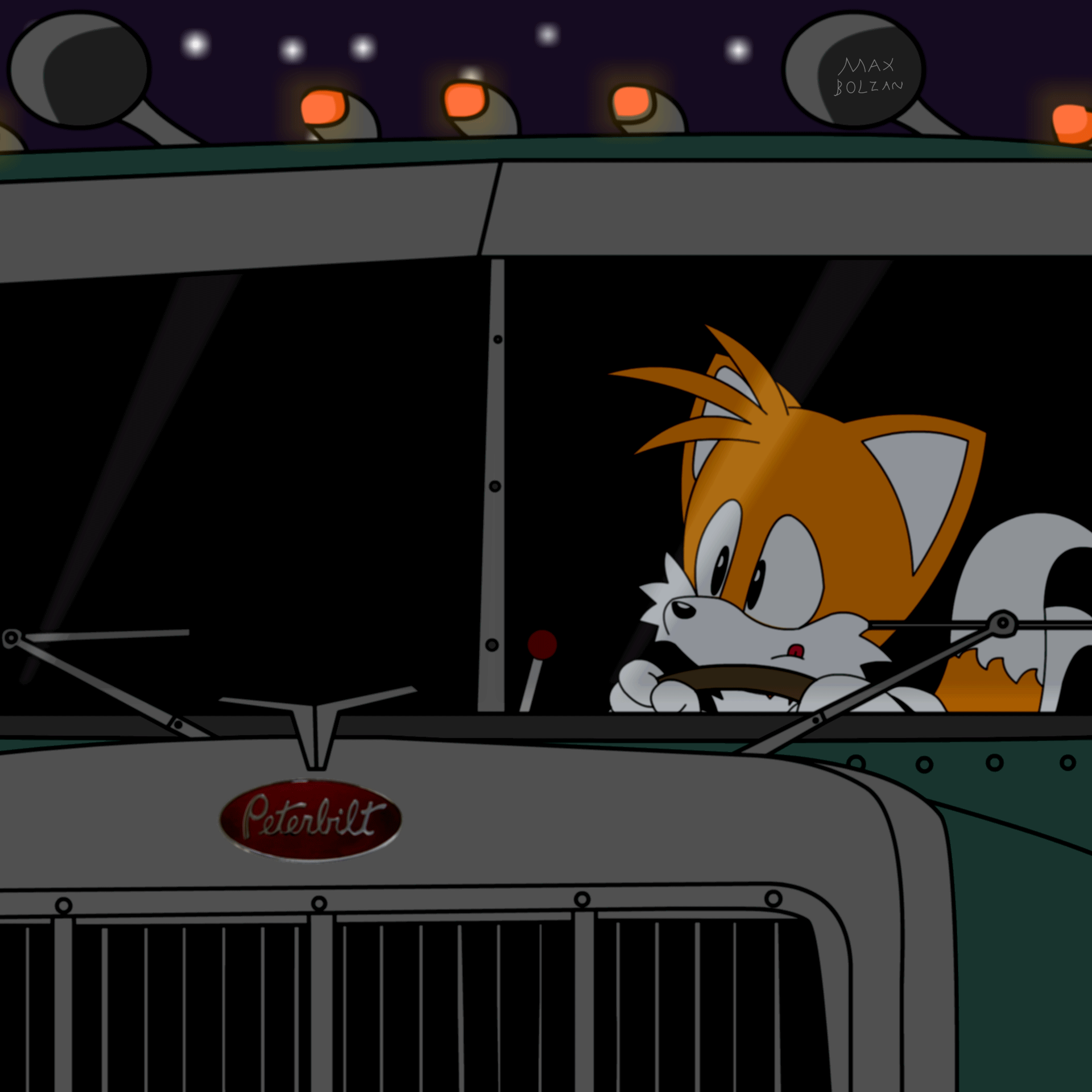 Trucker Tails (Night Hauling) by Makkujira on DeviantArt