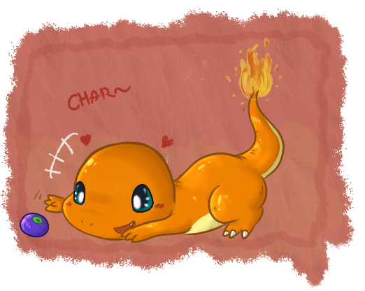 Charmander wants the berry...another quickie xD