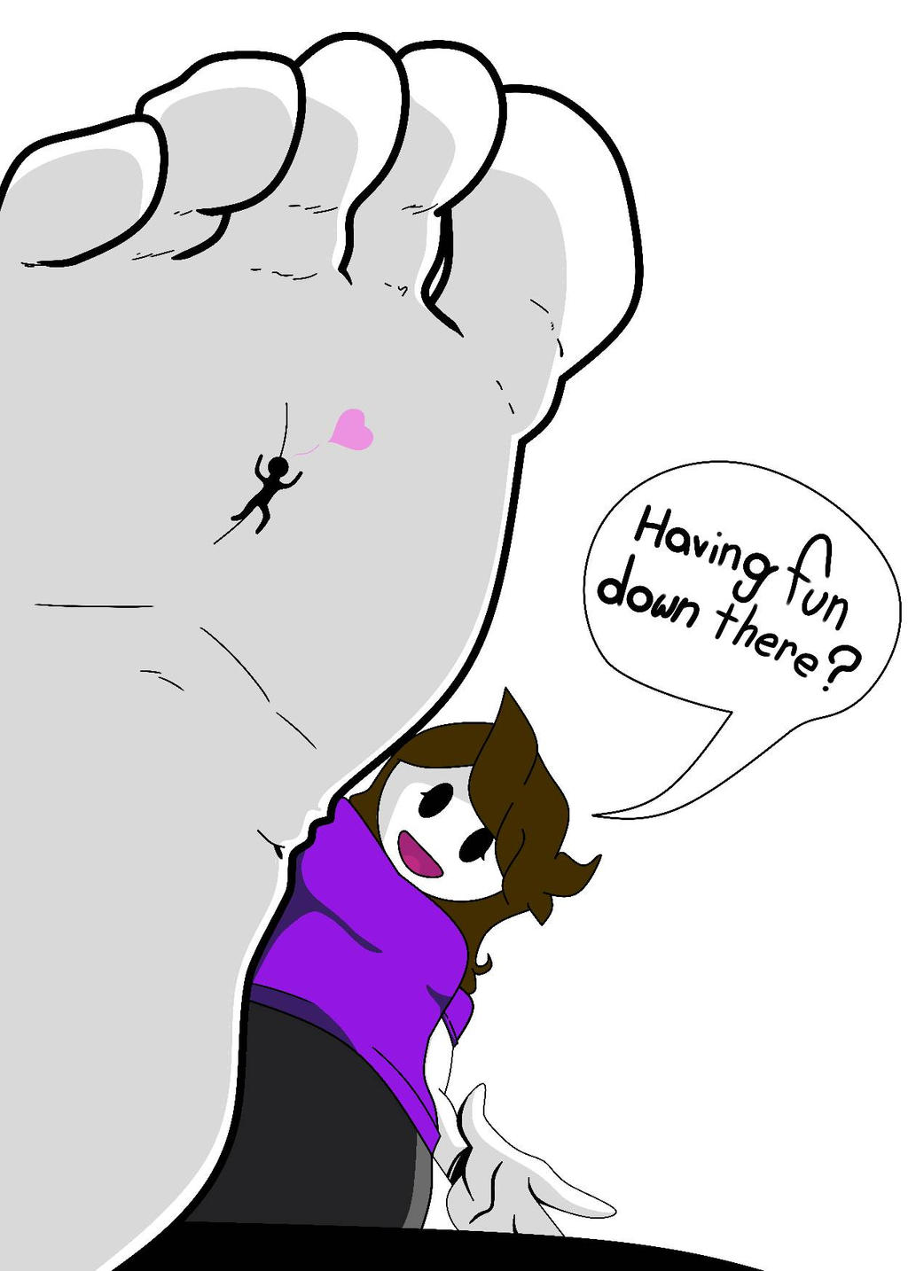 Jaiden Animations Giantess by MyL3gGuy on DeviantArt