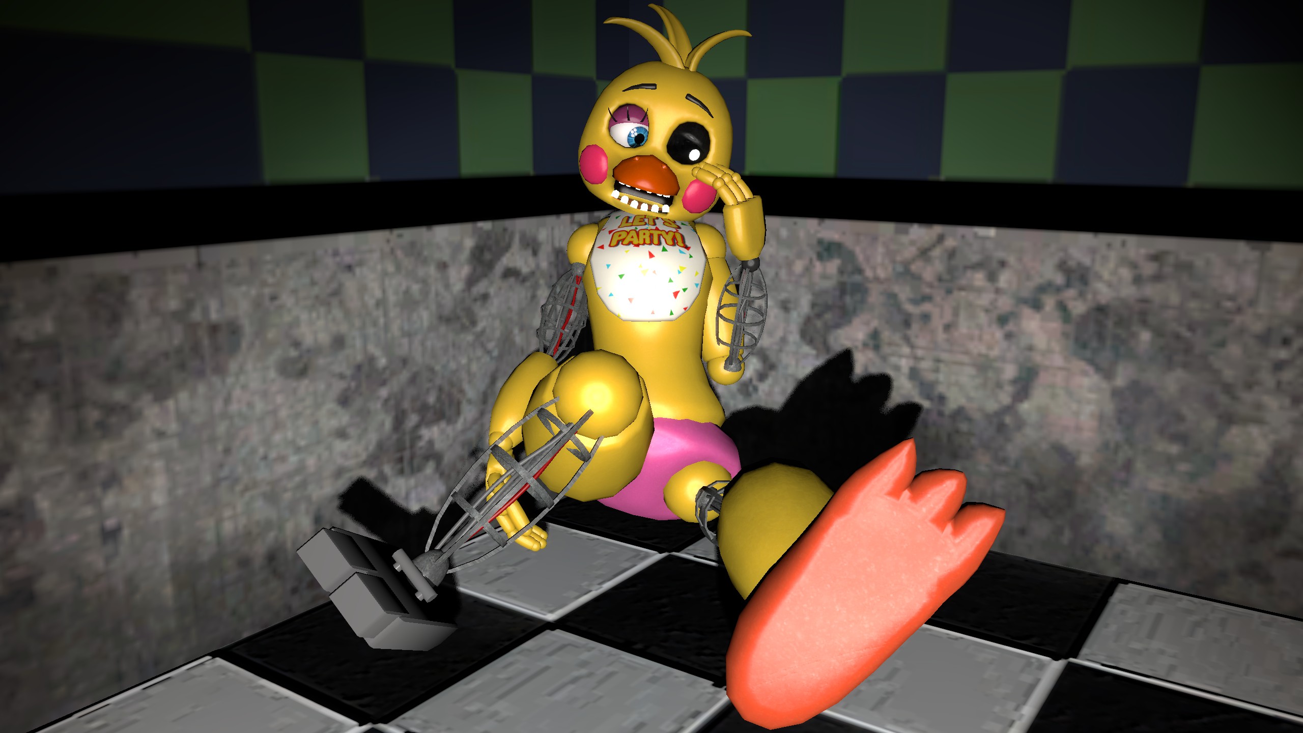 Adventure Withered Toy Chica by RedSoulSpengle on DeviantArt