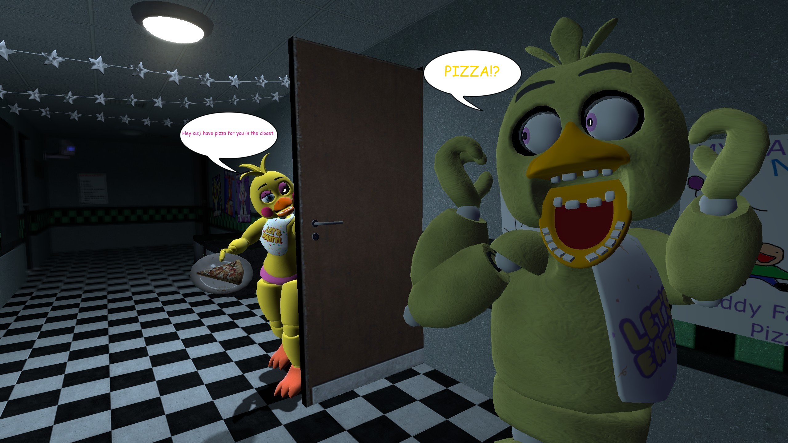 FNAF Toy chica Tickle