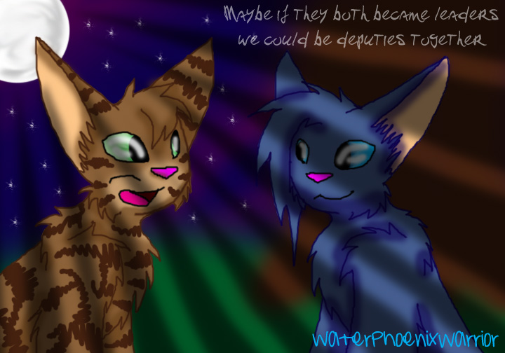 Bluestars Prophecy, swiftpaw, Snowfur, dustpelt, oakheart