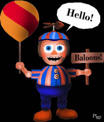 Five Nights at Freddy's 2 Baloon Boy by Morvic