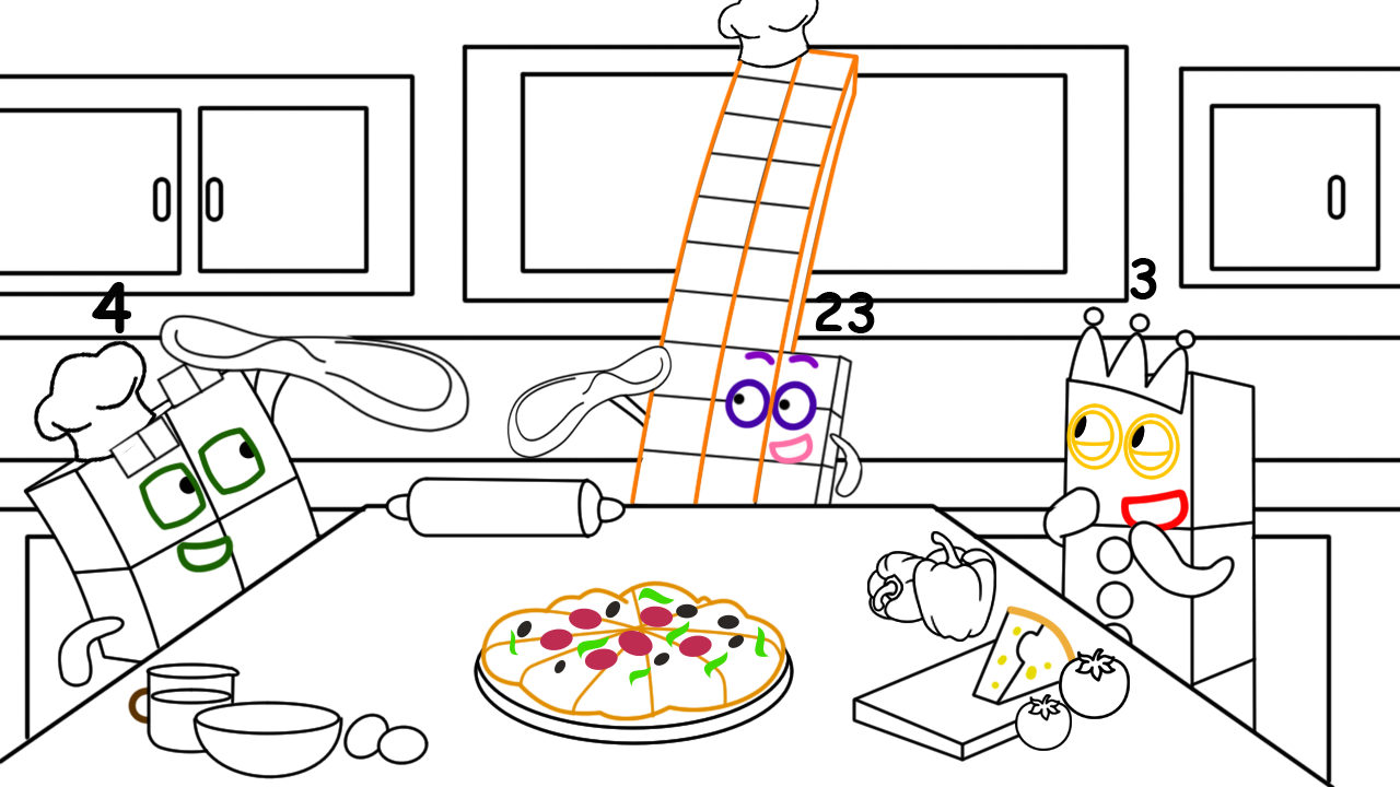 Numberblocks 17 won the drawing contest - Numberblocks fanmade coloring  story in 2023