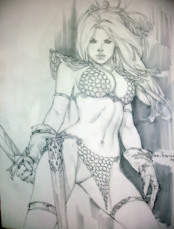 red sonja sword