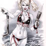 eBas Copic Harley Quinn wet in Bikini