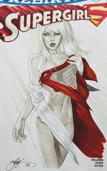 e.Bas nude SuperGirl copic sketch