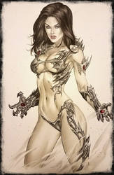 eBas copic Witchblade badassery