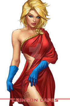 PowerGirl in Crimson Capes series by me eBas