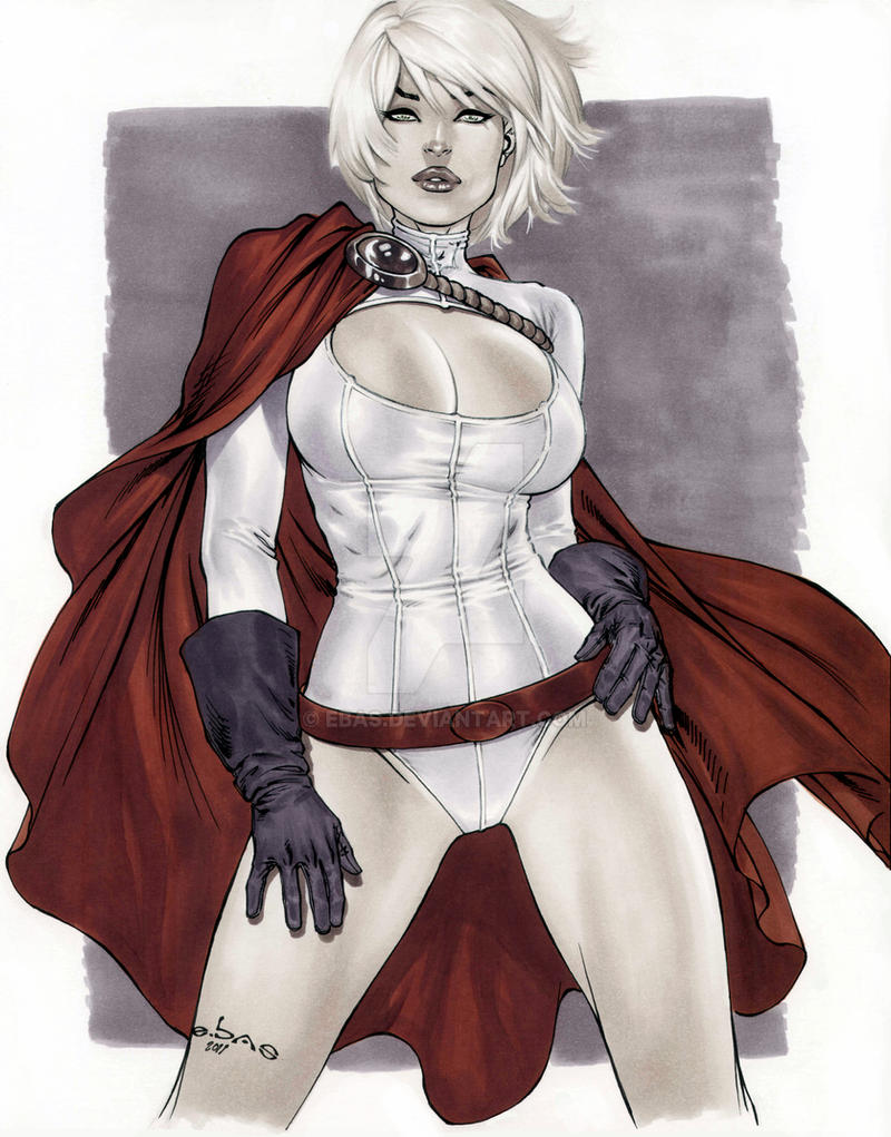 Copic Powergirl by me eBas