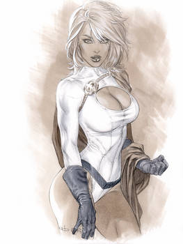 PowerGirl in Copic color by me eBas