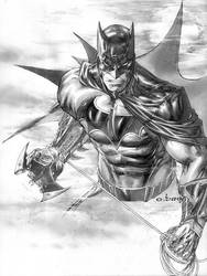 Batman with Batarang in Pencil by me  eBas