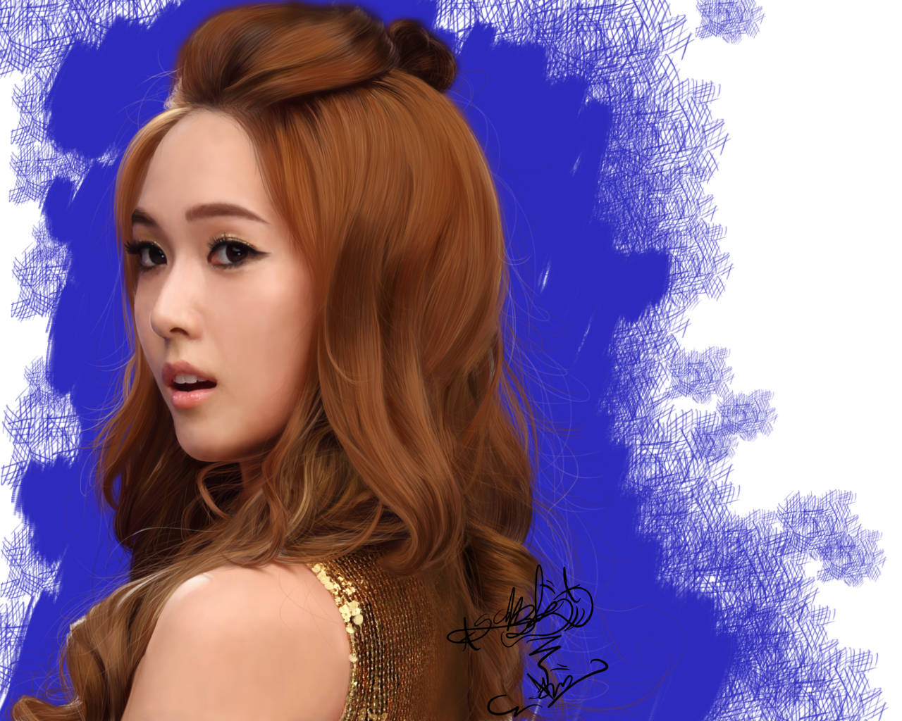 Painting SNSD Jessica hoot