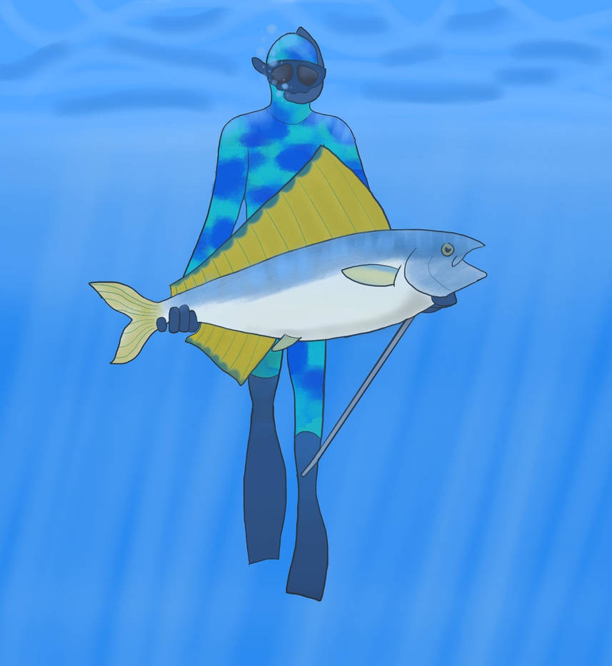 Banangomius Spearfishing Bananogmius by MrBlueShark on DeviantArt