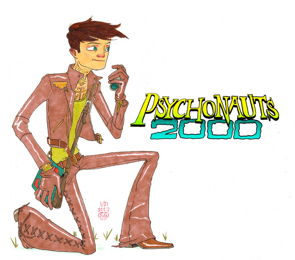 Raz Psychonauts 2000 promo by Demondog888 on DeviantArt