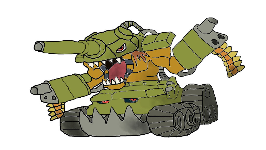 Tankmon Rookie Tankmon by megacatproduction on DeviantArt