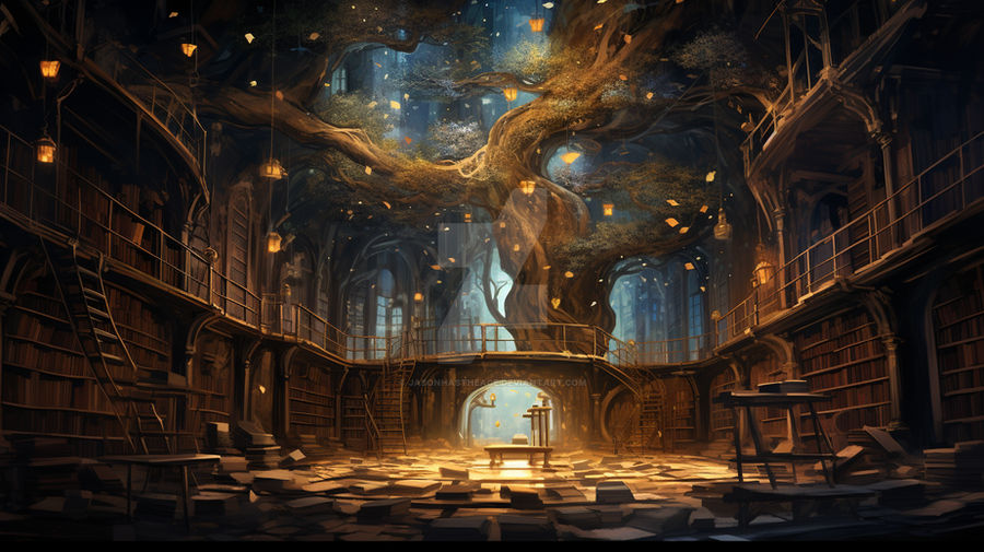 Infinite library by Jasonhastheace on DeviantArt