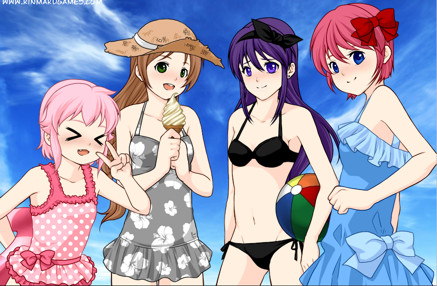 SUMMER FUN with the DOKI DOKI GIRLS  Doki Doki Literature Club (Doki  Doki Summer Time) [1] 