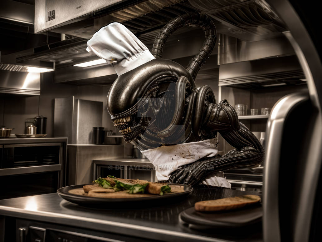 Xenomorph Kitchen Chef by detayled on DeviantArt
