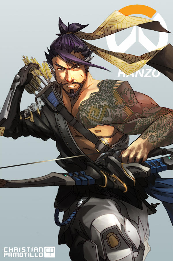 ONE HOUR FAN-ART: OVERWATCH HANZO by ChristianPamotillo on DeviantArt