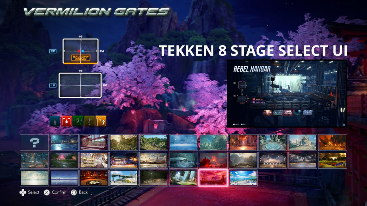 TEKKEN 8 STAGE SELECT UI by Sonny4546 on DeviantArt