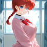 Ranma in Ayase Momo outfit