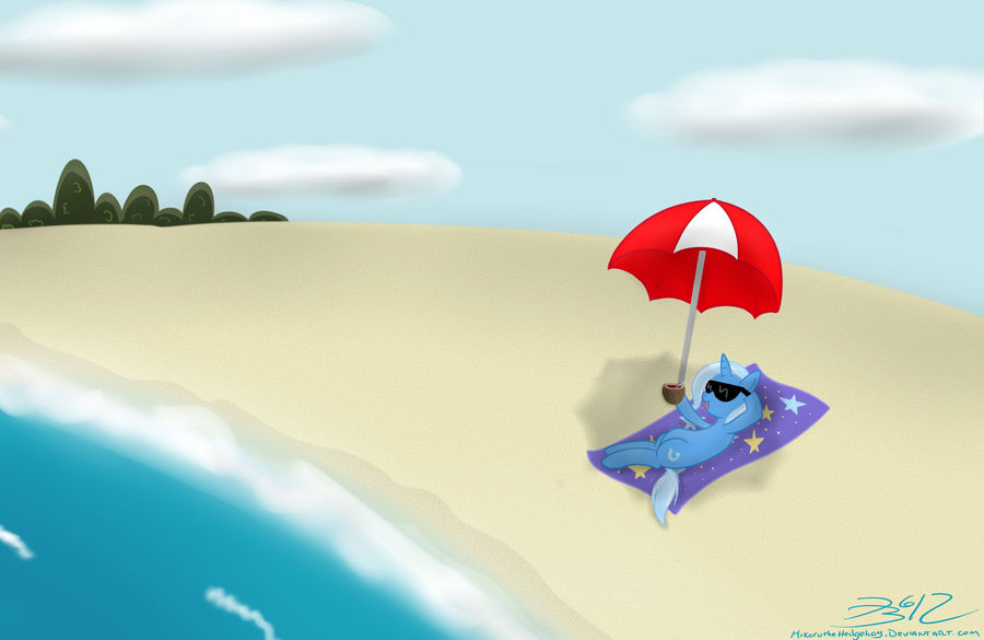 Trixie's Day at the Beach