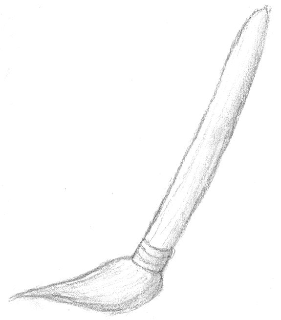 Paintbrush sketch by o0muggledude0o on DeviantArt