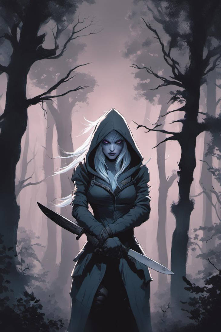 Drow rogue at night by PhotoMonkeyZ on DeviantArt