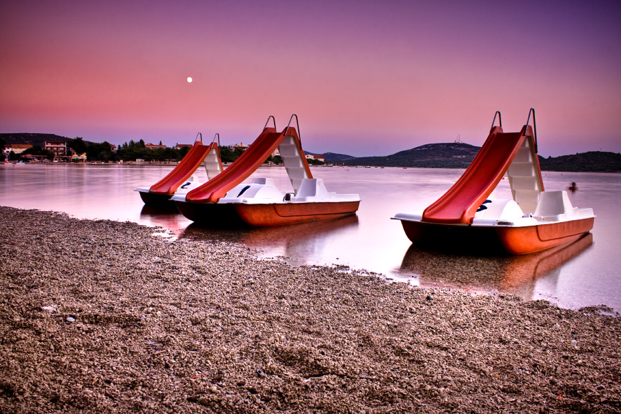 Boats on ice