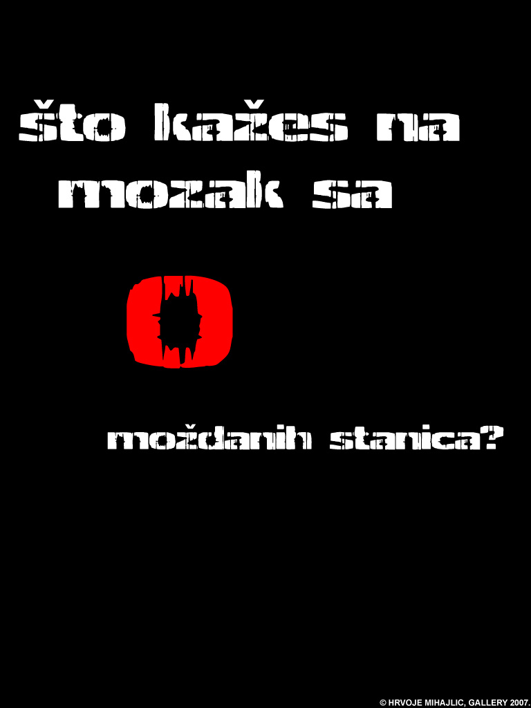 sto kazes na...