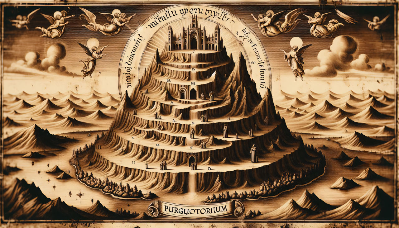 Addendum. The mountain of Purgatory.