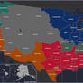 USA Redrawn  (76 States) - Regions - Names