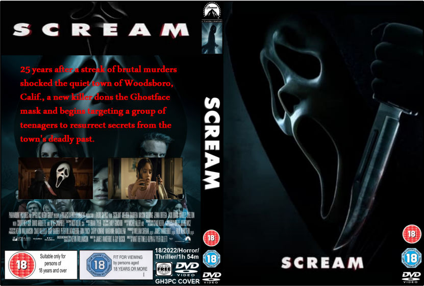 Scream 2022 DVD Cover by GH3PC on DeviantArt