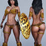 Referencia de Caracter Amazona Negra By tiangtam
