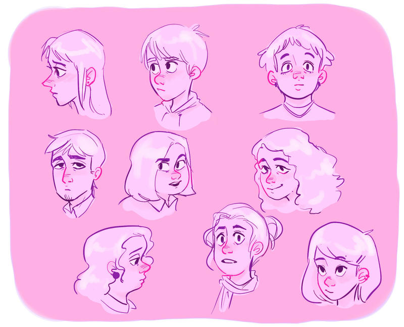 Random people design by Snail-mint on DeviantArt