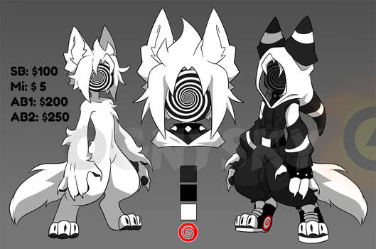 Faceless fox adopt auction (closed)